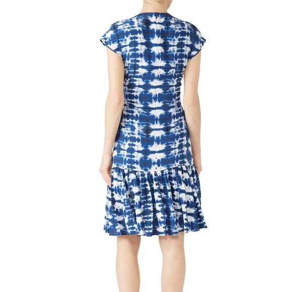 PROENZA SCHOULER Black Label Short Sleeve Tie Dye Dress Size 6 - Picture 2 of 11